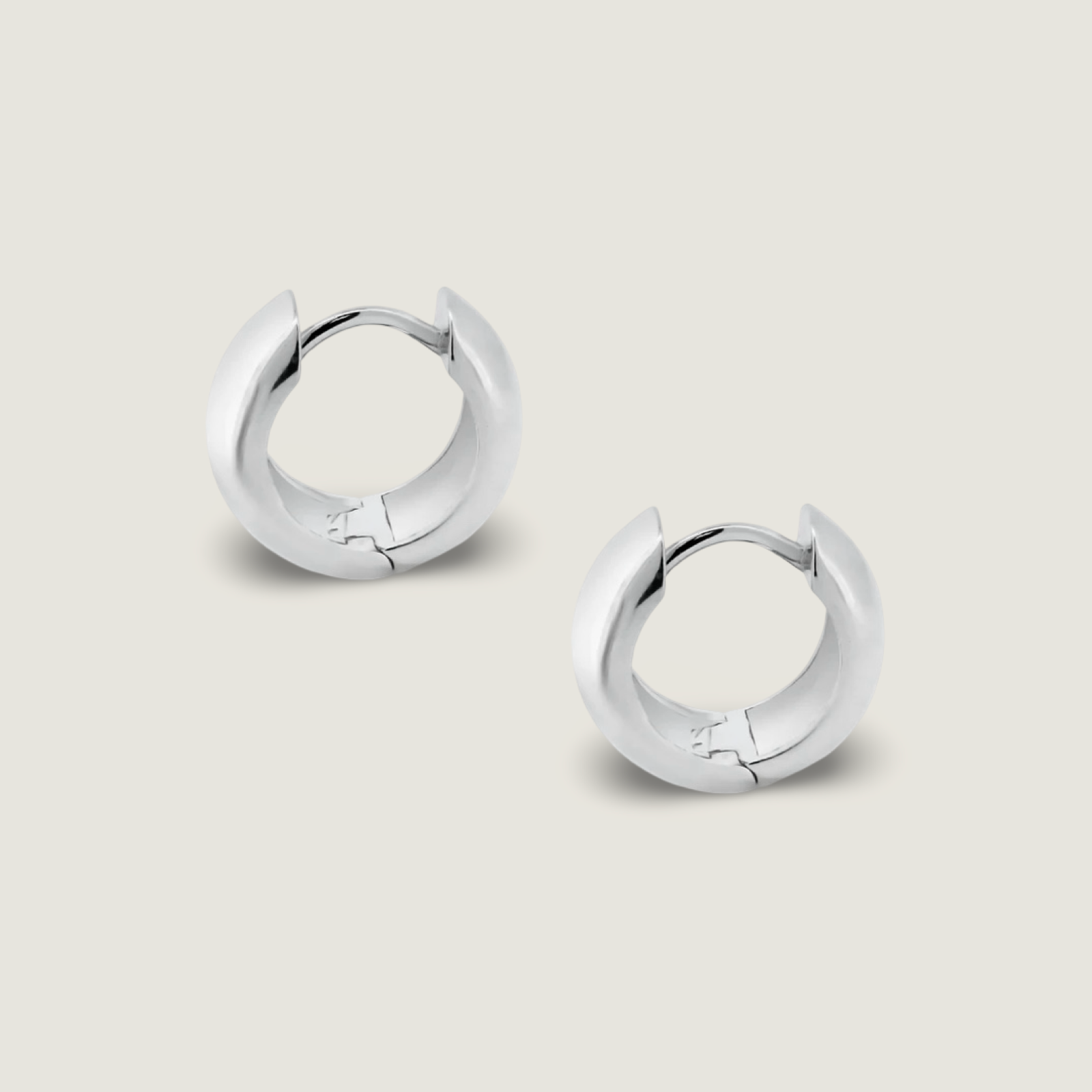 Sterling Silver Bold Huggies