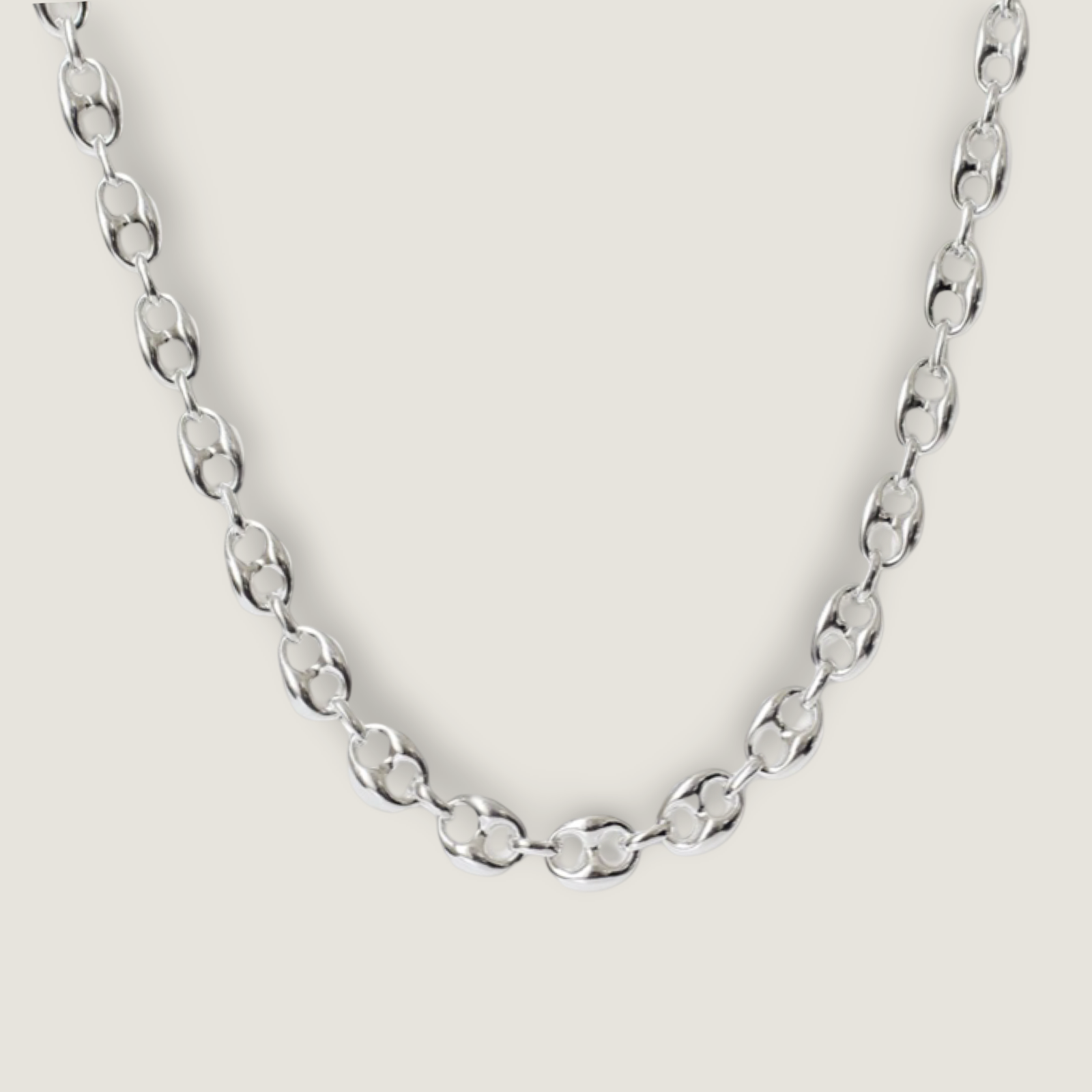 Sterling Silver Marina Puffed Marina
