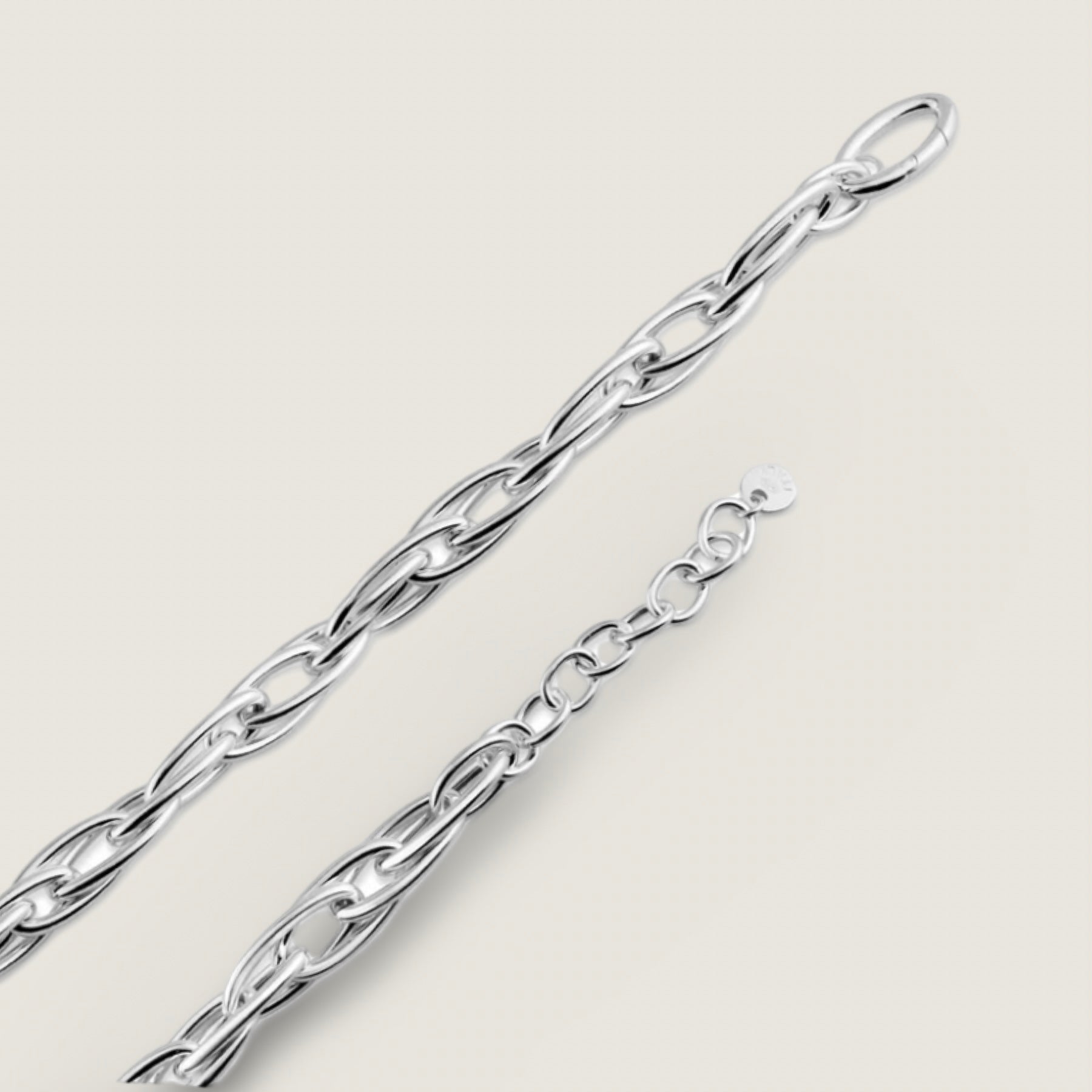 Sterling Silver Multi Link Paperclip Bracelet