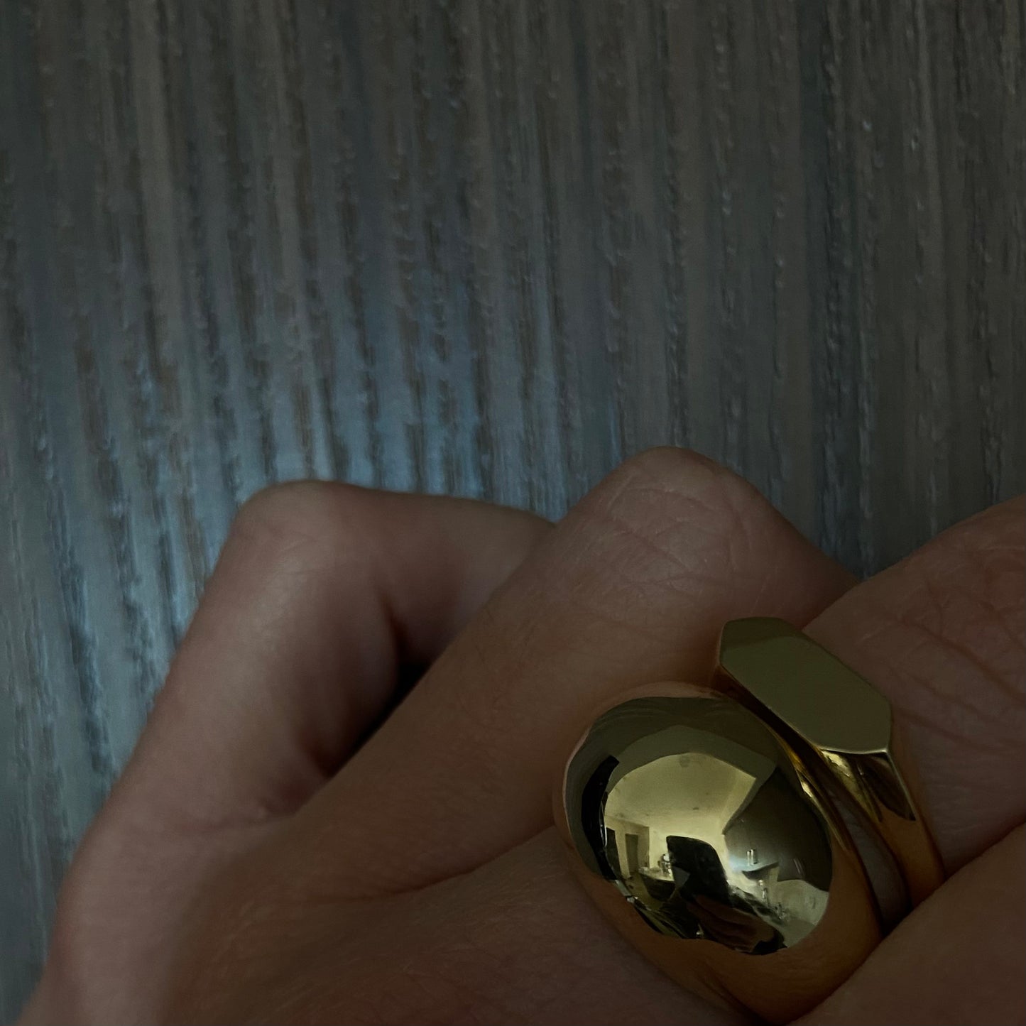 Men's Hexagon Signet Ring
