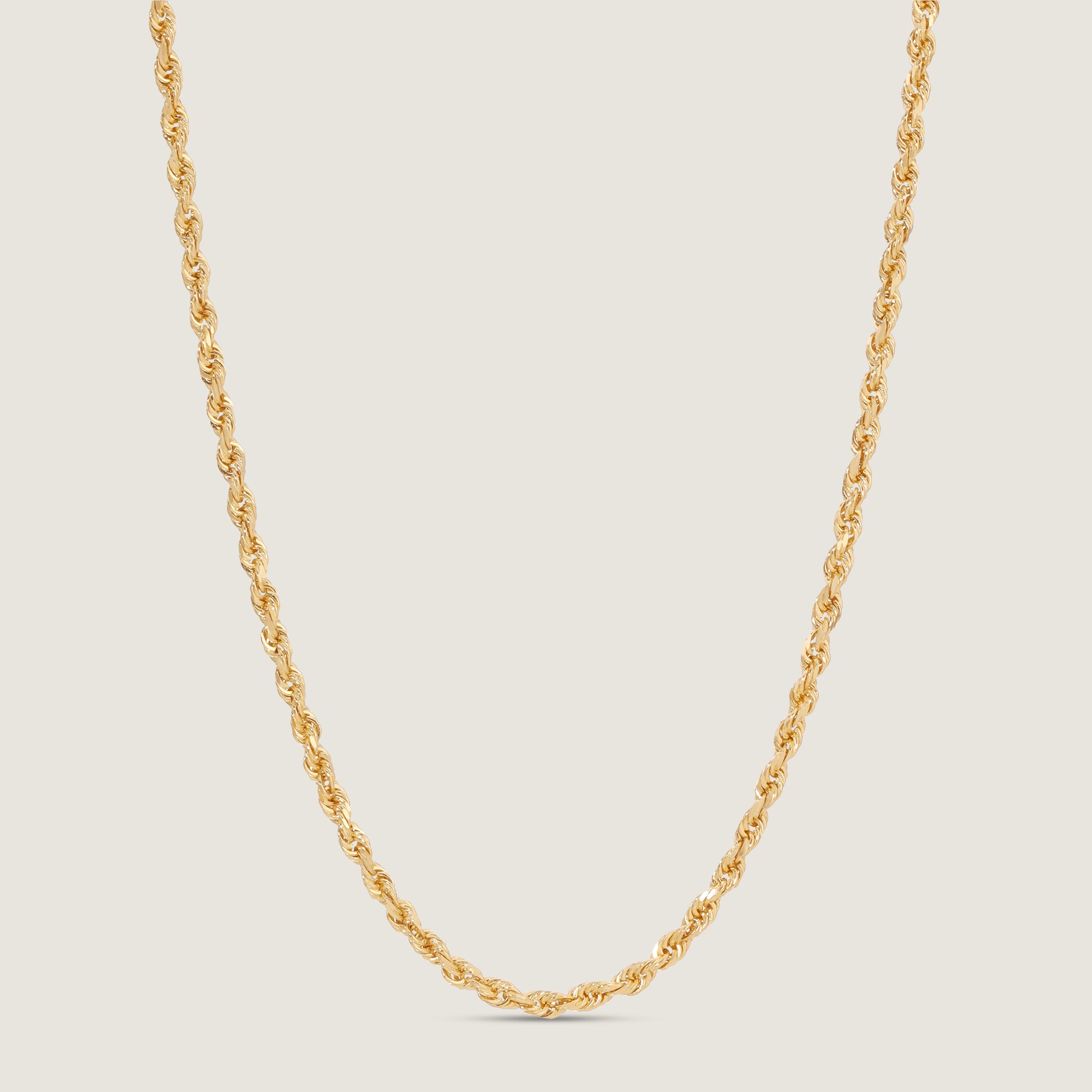 Rope chain necklace
