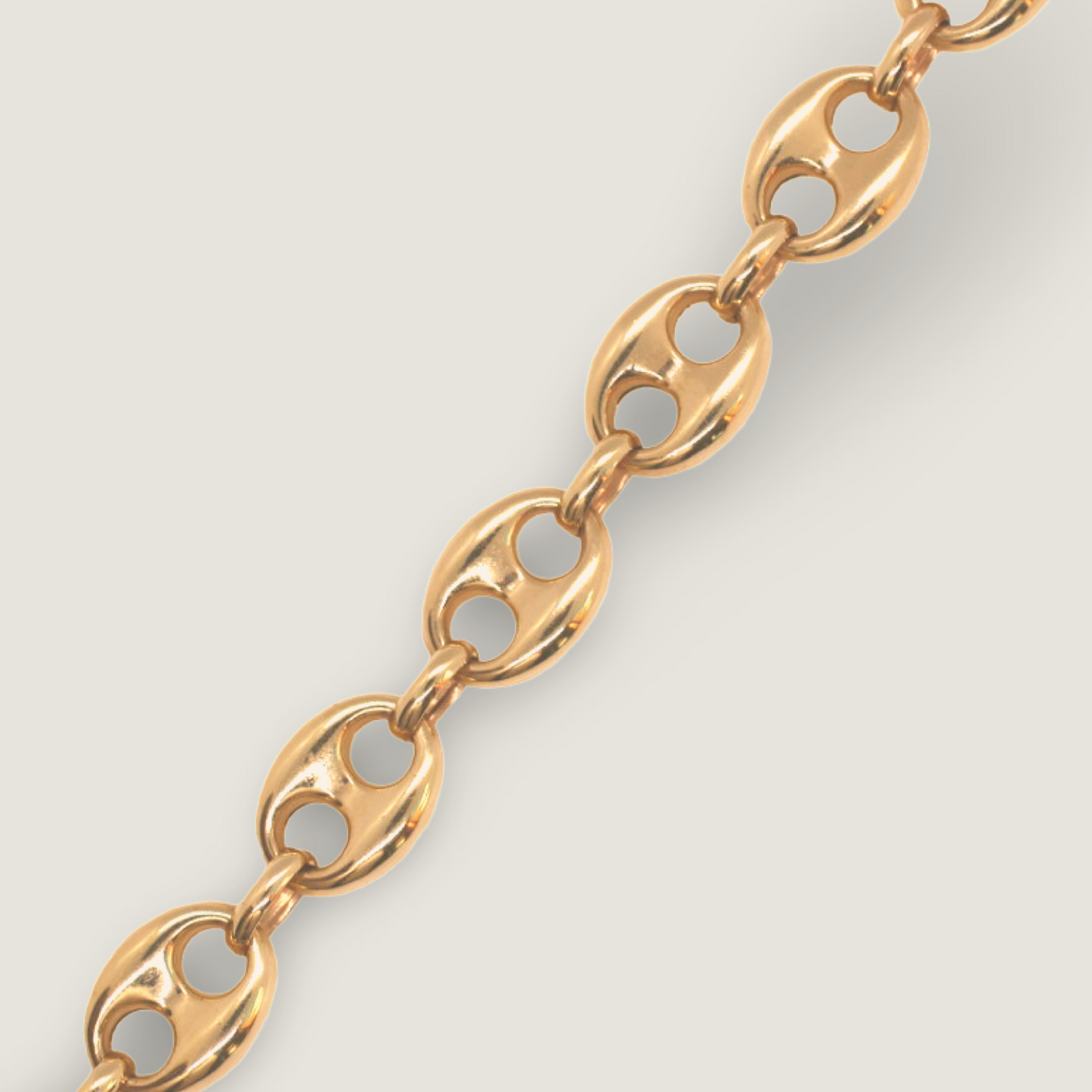 Puffed Mariner Chain Bracelet