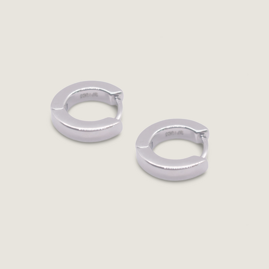 Sterling Silver Huggie Earrings