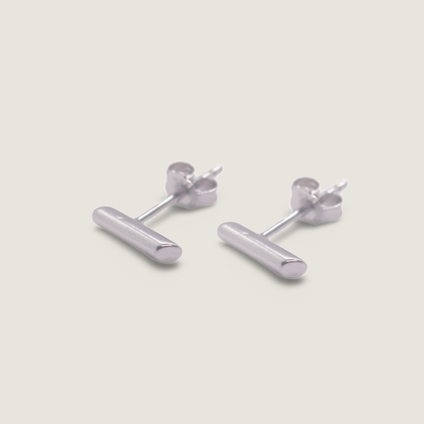 Sterling Silver Bar Studs