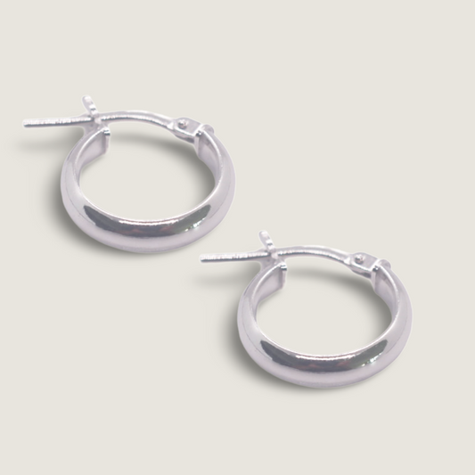 Sterling Silver Small Hoops