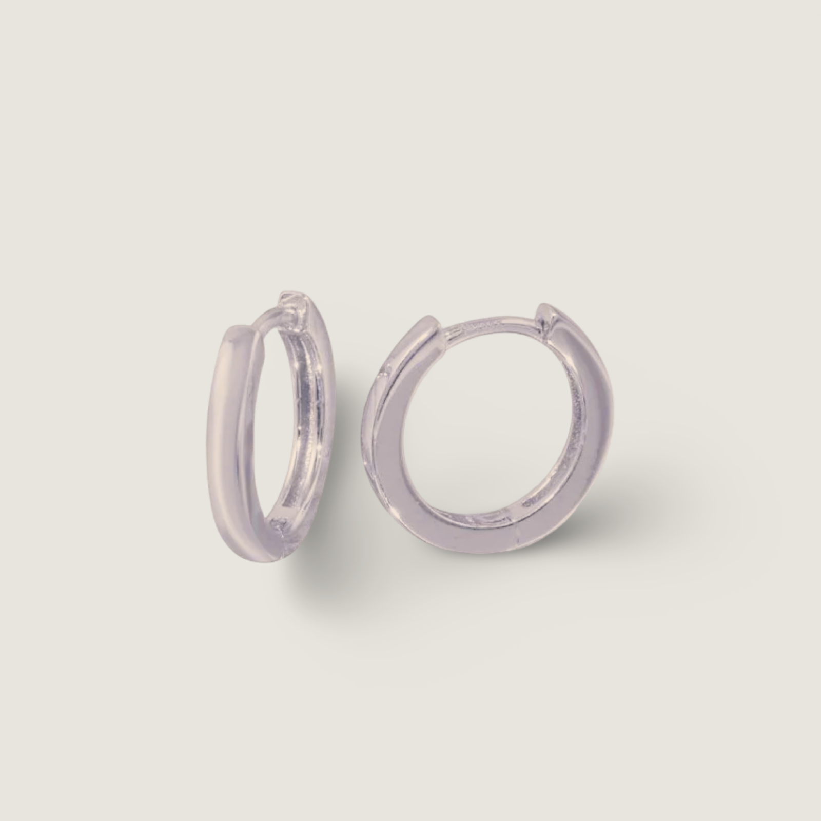 Sterling Silver Small Huggies